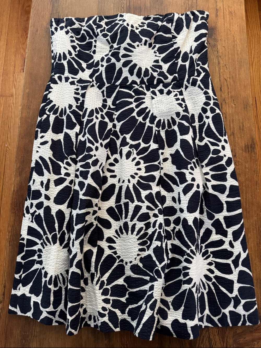 J.Crew Floral Strapless Dress